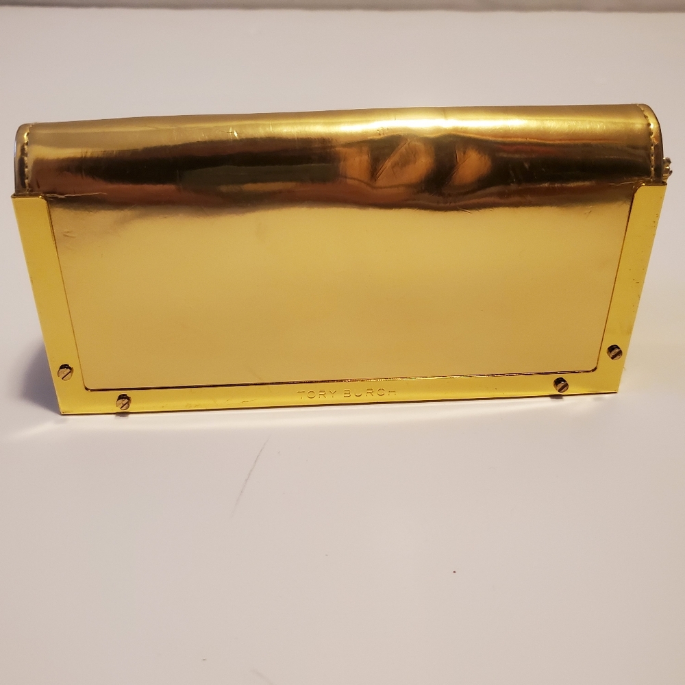 Tory Burch Gold Glasses Case